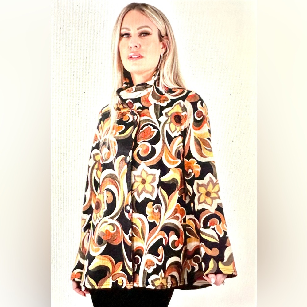 Michael Tyler Collection Patterned Button-Front W… - image 13